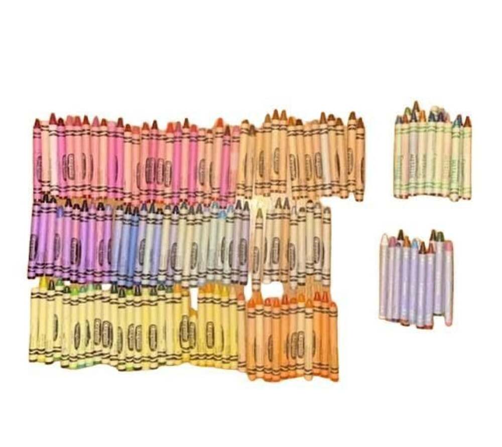 VTG Crayola Crayons by Binney & Smith Lot of 145 Colors Some RARE - Preowned